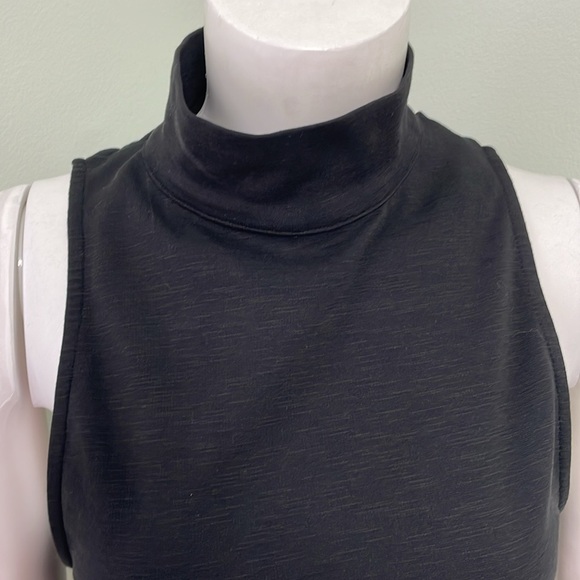 Free People Black Turtle Neck Cutout Tank Small - Picture 7 of 7